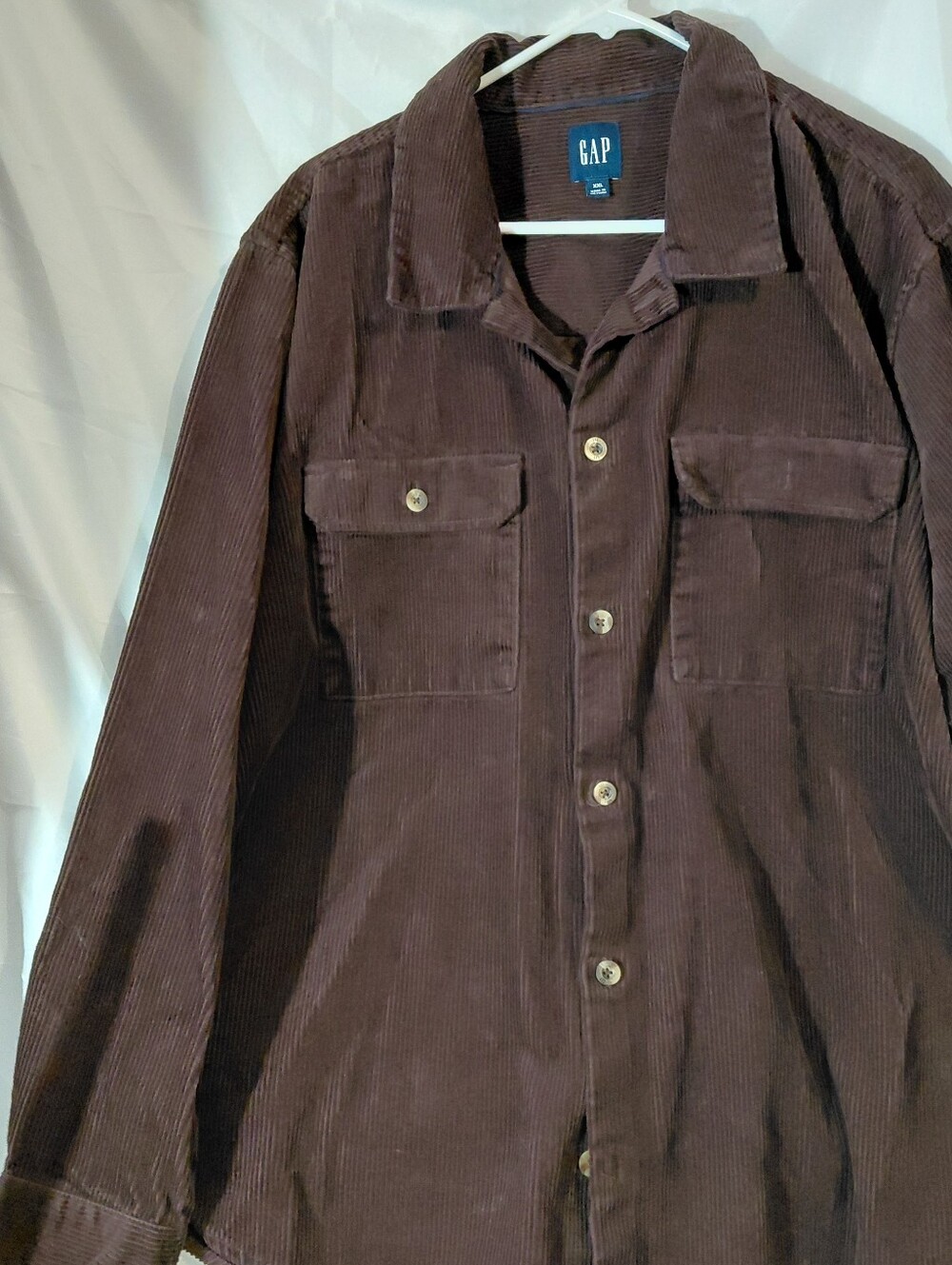 GAP Men's Brown Corduroy Shirt Jacket
